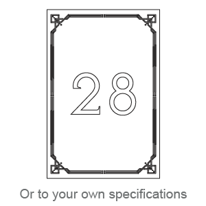 Frosted design dimensions T4